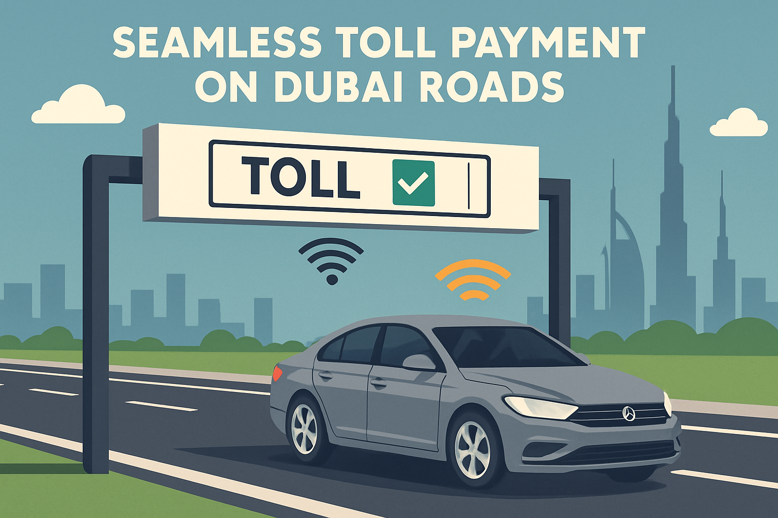 Seamless toll payment on Dubai roads